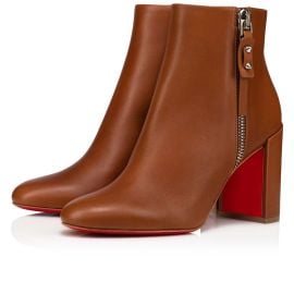 ZIPTOTAL 85 BROWN CALF - Women Shoes - Christian Louboutin at Christian Louboutin Official Online Store