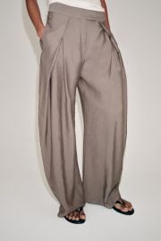 ZW COLLECTION WIDE LEG PLEATED PANTS at Zara