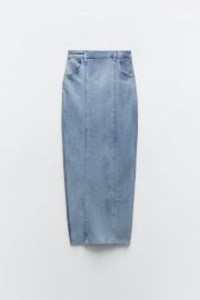 ZW LONG DENIM SKIRT at Zara