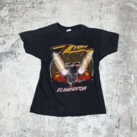 ZZ Top Eliminator Tour Vintage 80s Tee from FADEDBLK at Fadedblk
