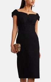 Zac Posen Bonded Crepe Fitted Sheath Dress at Barneys