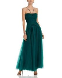 Zac Posen Pleated Tulle Tiered Gown Bloomingdales at Bloomingdales