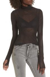 Zadie Sheer Turtleneck at Nordstrom