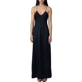 Zadig & Voltaire Rayonne Satin Maxi Slipdress at Nordstrom