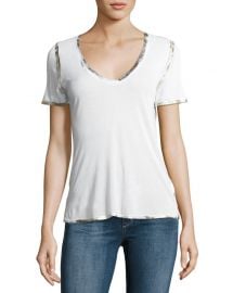 Zadig & Voltaire Tino Foil Tee at Neiman Marcus