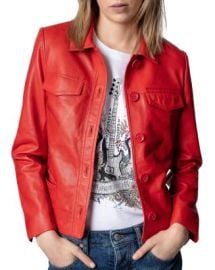 Zadig  Voltaire Liam Leather Jacket   Bloomingdales at Bloomingdales