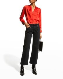 Zadig  Voltaire Tink Satin Top at Neiman Marcus