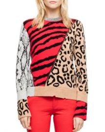 Zadig  amp  Voltaire Delly Animal-Print Sweater Women - Bloomingdale s at Bloomingdales