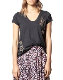 Zadig  amp  Voltaire Embroidered-Star Tee Women - Bloomingdale s at Bloomingdales