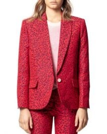 Zadig  amp  Voltaire Leopard-Print Blazer Women - Bloomingdale s at Bloomingdales