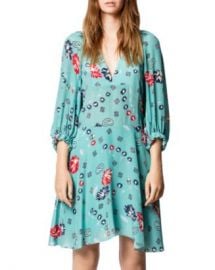 Zadig  amp  Voltaire Remi Daisy Printed Silk Dress   Women - Bloomingdale s at Bloomingdales