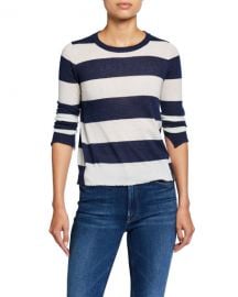 Zadig  amp  Voltaire Source Cashmere Striped Sweater at Neiman Marcus