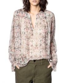 Zadig  amp  Voltaire Taya Printed Blouse Women - Bloomingdale s at Bloomingdales