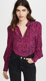 Zadig  amp  Voltaire Titus Print Leo Blouse at Shopbop