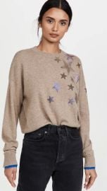 Zadig Voltaire Gaby Stars Cashmere Sweater at Shopbop