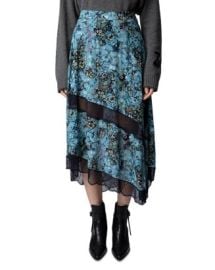 Zadig Voltaire Juliet Bohemian Midi Skirt Bloomingdales at Bloomingdales