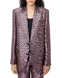 Zadig Voltaire Leopard Print Blazer Bloomingdales at Bloomingdales