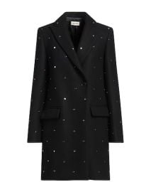 Zadig Voltaire Marco Studded Coat at Yoox