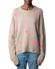 Zadig Voltaire Markus Stars Cashmere Sweater Bloomingdales at Bloomingdales