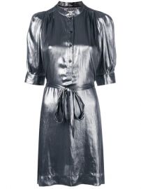 Zadig Voltaire Metallic Shirt Dress - Farfetch at Farfetch