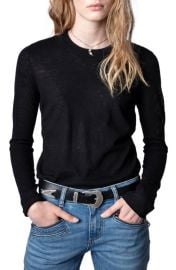 Zadig Voltaire Miss CP Arrow Embellished Cashmere Sweater at Nordstrom