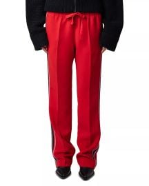 Zadig Voltaire Pomy Crepe Track Pants Bloomingdales at Bloomingdales