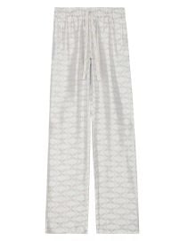 Zadig Voltaire Pomy Jacquard Wing Straight Leg Pants at Saks Fifth Avenue