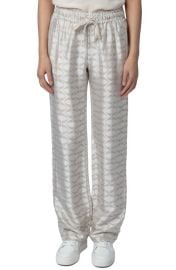 Zadig Voltaire Pomy Wings Jacquard Wide Leg Pants at Nordstrom