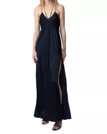 Zadig Voltaire Rayonne Satin Maxi Dress Bloomingdales at Bloomingdales