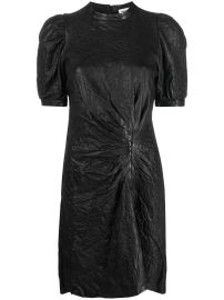 Zadig Voltaire Rixe Crinkle Leather Dress at Farfetch