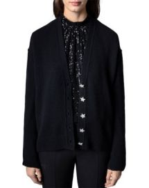 Zadig Voltaire Star Button Cardigan Bloomingdales at Bloomingdales