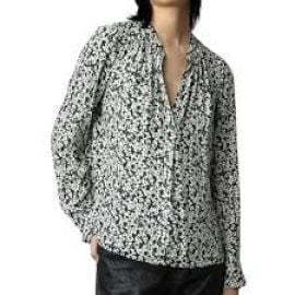 Zadig Voltaire Tink Blouse in Neutral Print at Bloomingdales