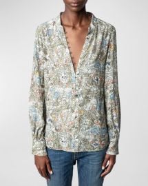 Zadig Voltaire Twina Blouse at Neiman Marcus