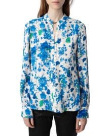 Zadig Voltaire Twina Floral Blouse Bloomingdales at Bloomingdales