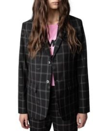 Zadig Voltaire Vanille Monogram Blazer Bloomingdales at Bloomingdales