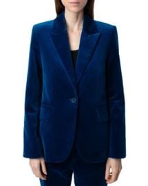 Zadig Voltaire Vavy Velvet Blazer Bloomingdales at Bloomingdales