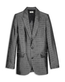 Zadig Voltaire Vegy Jacquard Wing Print Blazer Bloomingdales at Bloomingdales