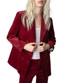 Zadig Voltaire Voici Velvet Blazer Bloomingdales at Bloomingdales