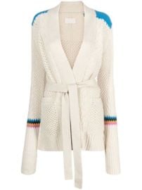 Zadig Voltaire contrast-panel Wool Cardigan - Farfetch at Farfetch