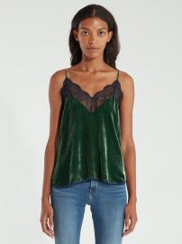 Zadig amp Voltaire Christy Velvet Cami at Verishop