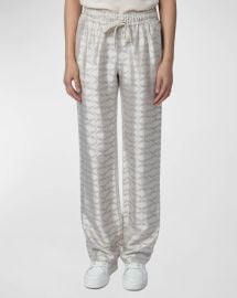 Zadig amp Voltaire Pomy Jacquard Wings Pants Neiman Marcus at Neiman Marcus