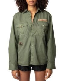 Zadig amp Voltaire Taskal Cotton Twill Top Bloomingdale39s at Bloomingdales