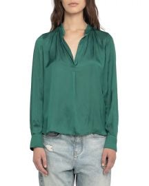 Zadig amp Voltaire Tink Satin Blouse Bloomingdale39s at Bloomingdales