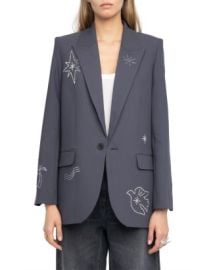 Zadig amp Voltaire Vival Blazer Bloomingdalex27s Women Blazers at Bloomingdales