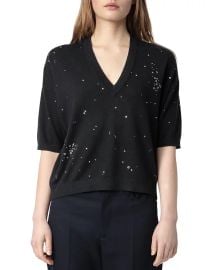 Zadig amp Voltaire Wully Lico V Neck Sweater Bloomingdale39s at Bloomingdales