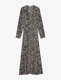 Zadig and Voltaire Rabella floral print woven maxi dress at Selfridges