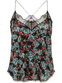 ZadigampVoltaire Christy floral-print Silk Camisole - at Farfetch