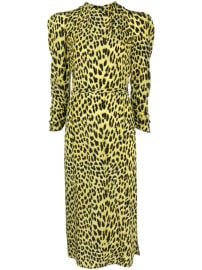 ZadigampVoltaire Racyl leopard-print Silk Midi Dress - at Farfetch