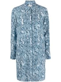 ZadigampVoltaire Rougi Snakeskin Print Mini Dress - at Farfetch