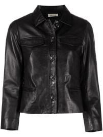 ZadigampVoltaire button-front Jacket Black at Farfetch